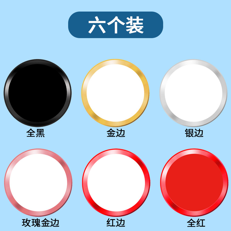 Apple Button Sticker 6s Fingerprint Identification Unlock Sticker for iPhone 7 Plus Mobile Home Button Apple 8