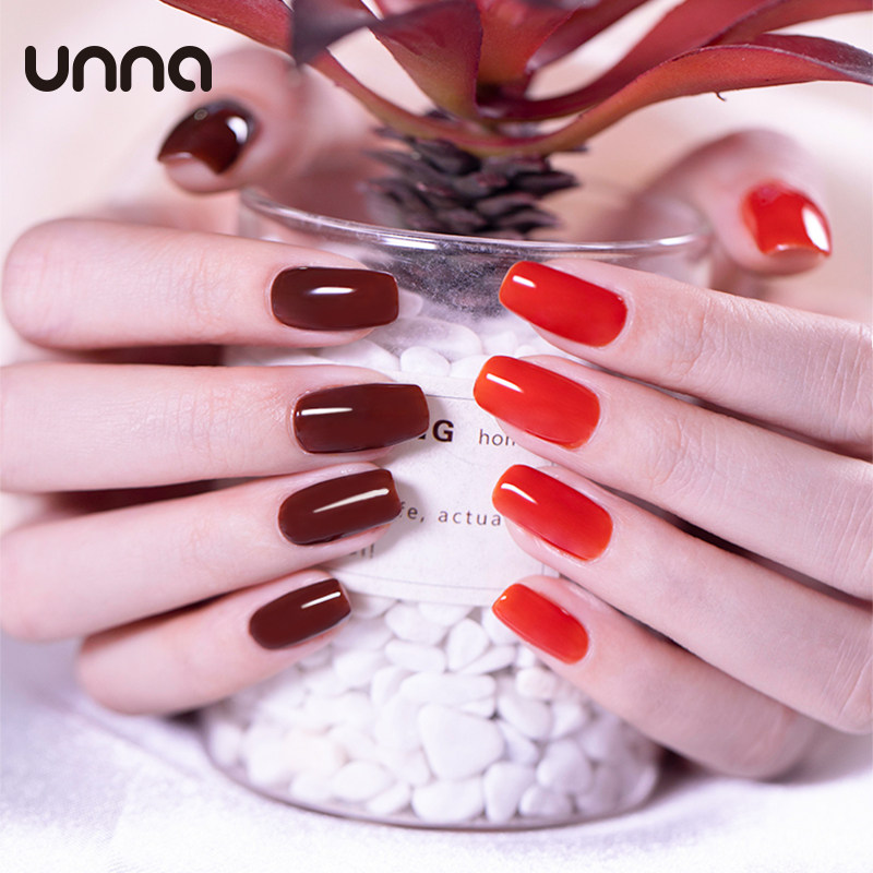 unna nail polish glue autumn and winter color new popular color warm color healthy nail shop special phototherapy color glue