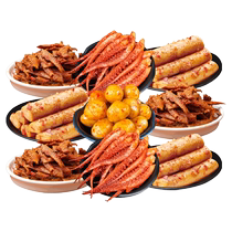 Yumizhixiang spicy fish larvae ready-to-eat shredded squid snack snacks surimi combination Hunan specialty seafood fish balls