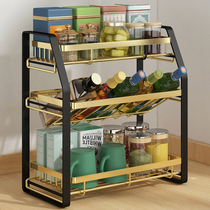 Kitchen Countertops Multifunction condiments Home Condiment Containing Rack Kitchenware Supplies Containing Corner Shelving Shelf