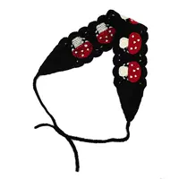 Черный [грибной ремень для волос]