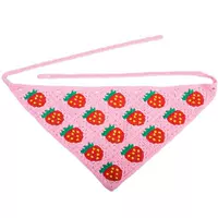 Розовая клубника, шарф