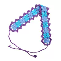 Голубая фиолетовая граница [Butterfly Hair Band]