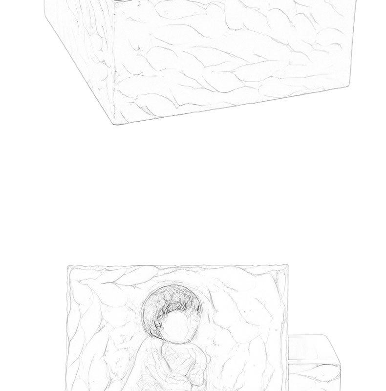 Урна для праха 新品树脂动物宠物骨灰盒天使狗狗猫咪纪念火化通用殡葬棺材盒 German/only banquet