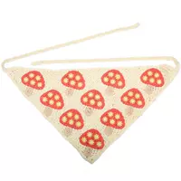 Новый бежевый [Большой гриб -треугольник шарф]