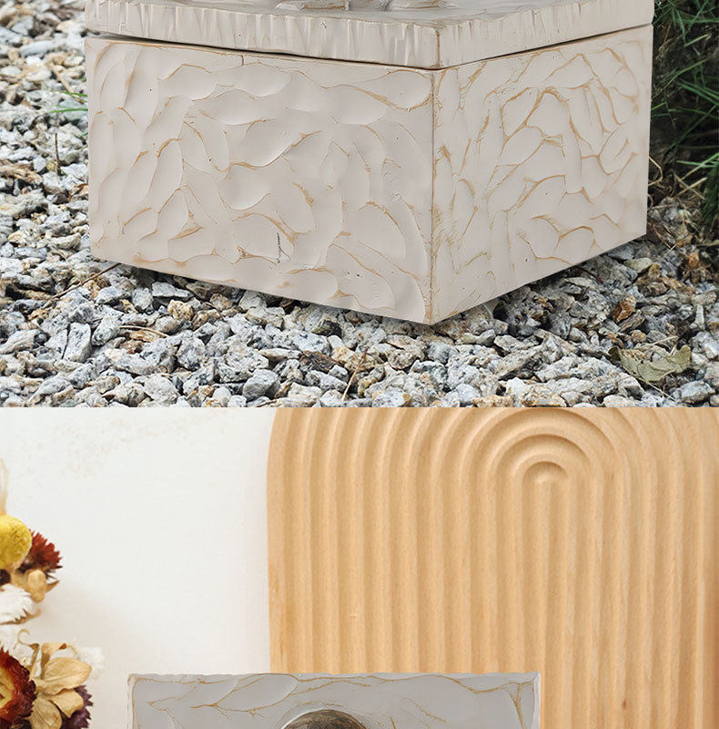 Урна для праха 新品树脂动物宠物骨灰盒天使狗狗猫咪纪念火化通用殡葬棺材盒 German/only banquet