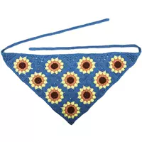 Синий [шарф треугольника подсолнечника]