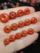 Sichuan material South red agate ice floating persimmon red flame pattern bracelet red jade beads golden branches Jade leaves live payment link