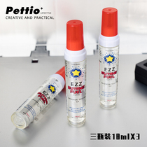 Three bottles of butane mini portable butane lighter fuel gas bottle 18ml total 54ml