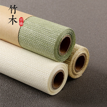 Bamboo Wood Pollino Tea Mat Hemp Cloth Zen waterproof tea tray Mat Day Style Tea Daub Cotton Hemp Table Cloth Tea Set Accessories