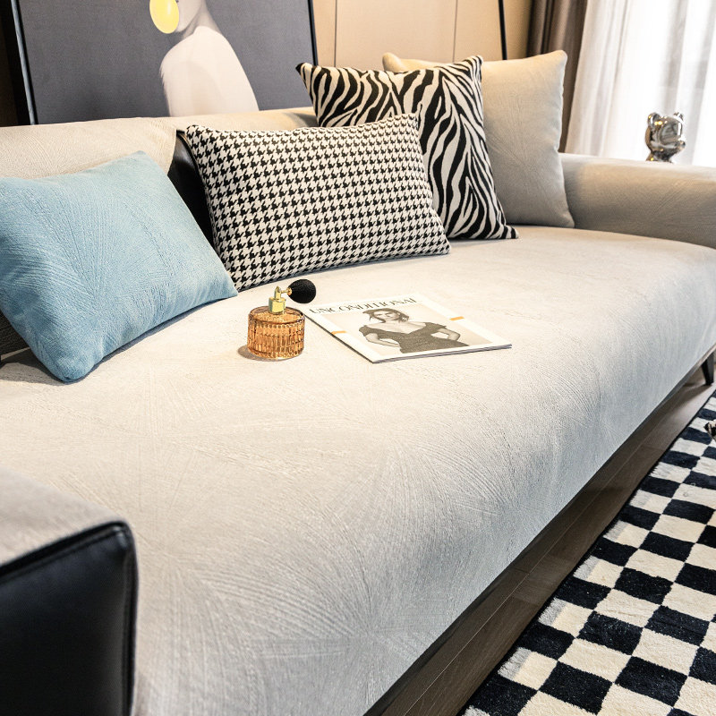 Sofa cushion four seasons universal non-slip simple modern fashion light luxury cushion net red backrest towel sofa cover cover cloth