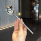 Japanese hammer pattern 304 stainless steel western food spoon main meal more meal spoon spoon