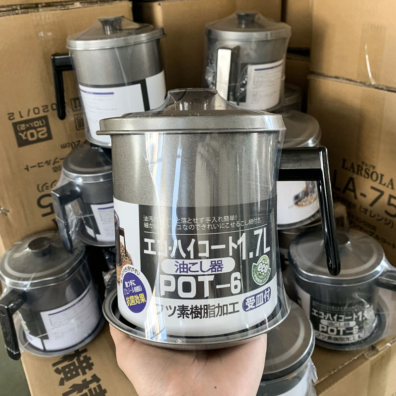 (Anytime ~ price) export Japan big brand foreign trade tail single Japanese oil pot filter oil bottle storage tank artifact
