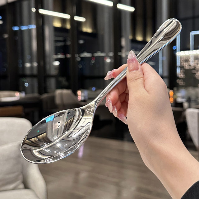 316 stainless steel spoon household meal porridge spoon