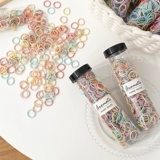 Милая детская безвредная эластичная резинка для волос, аксессуар для волос, маленькие резиновые кольца, не повреждает волосы