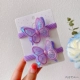 2#Purple Butterfly 2 Set