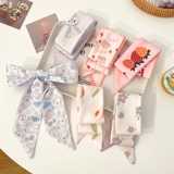 Детская повязка на голову, аксессуар для волос с бантиком, летняя лента, Южная Корея, популярно в интернете