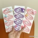 1+3+4#Cloud Hair Clip 12 комплектов