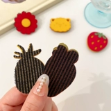 Детский милый безвредный аксессуар для волос на липучке для раннего возраста, в цветочек, не повреждает волосы