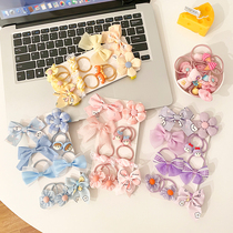 Net red 2022 new girl hair tie rubber band hair rope childrens hair accessories head rope little girl hair circle headwear