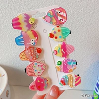 Заколка для волос, комплект, 10 шт