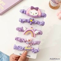 Сиреневый комплект, в цветочек