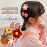 Детский милый безвредный аксессуар для волос на липучке для раннего возраста, в цветочек, не повреждает волосы