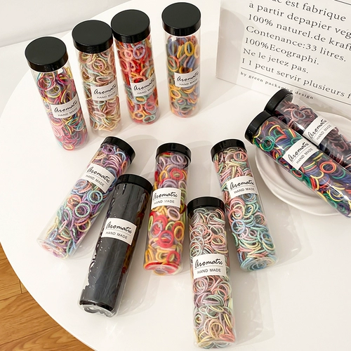 Милая детская безвредная эластичная резинка для волос, аксессуар для волос, маленькие резиновые кольца, не повреждает волосы