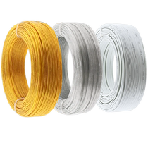 Fils de cuivre pur Transparent Golden White RVB parallèle 2 Core 0 5 0 75 1 1 5 Squared Power Cord Light Line