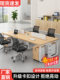 职员办公桌椅组合现代四六人位屏风卡座办公桌办公室电脑桌员工位