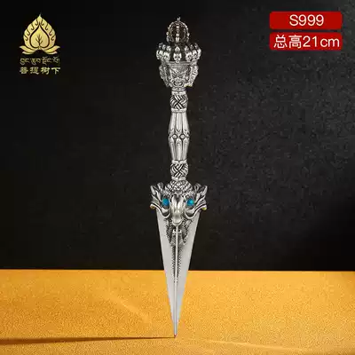 s999 sterling silver three pu ba pestle ornaments pu ba ggs chu Diamond prongs jiang mo chu multiplier Queen 21 5cm