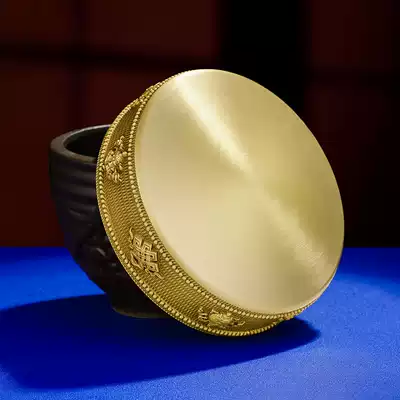 (Upgraded version)La Rong College Kambu Design Manza plate Mancha Luo pure copper repair plate 10cm