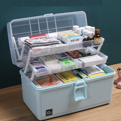多层药品应急收纳盒家庭装医药箱