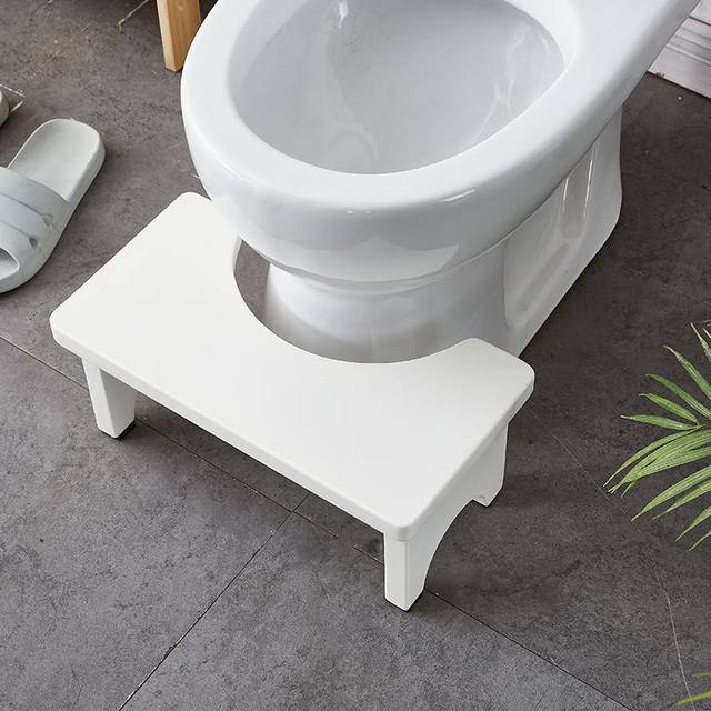 Solid Wood Toilet Footstool, Squatting Pit Stool, Step Stool, Toilet Stool, Bathroom Foot Step Stool, Defecation Aid