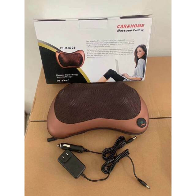 Waist, Cervical Spine, Neck, Waist, Shoulder, Back, and Lumbar Massager, Car-Mounted, Home-Use Electric Cushion Massage Pillow