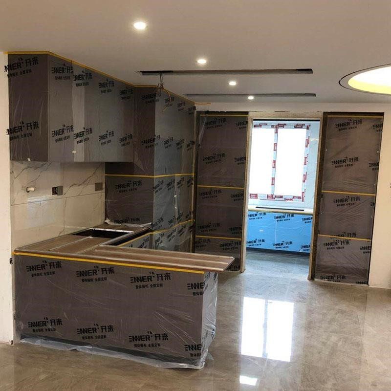 Spray paint spraying shade protective film furniture anti-dust film custom self-adhesive wardrobe protection furnishing metextured paper shielded film