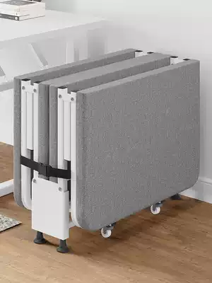 Folding bed single lunch break recliner office nap portable invisible marching bed home simple hospital escort bed