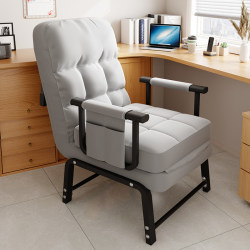 Office Recliner Lunch Break Foldable Recliner Two-purpose Chair For Home Backrest Chair Bedroom Bean Bag Sofa Computer Chair