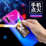 Универсальный мобильный телефон, кольцо, зажигалка с usb-зарядкой, креативная ветрозащитная трубка, популярно в интернете, креативный подарок