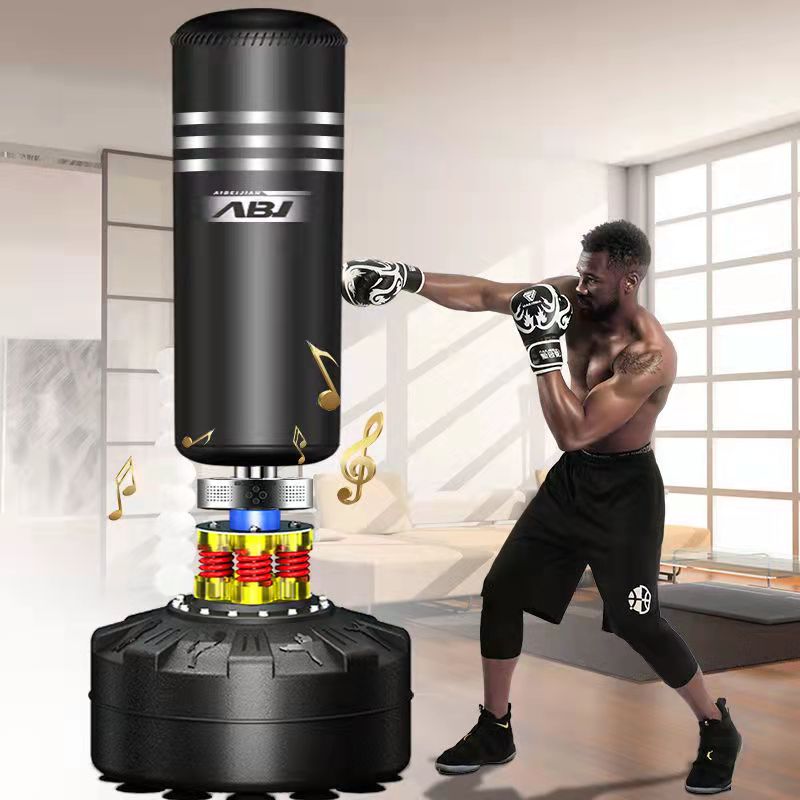 Boxing sandbag vertical household Sanda adult sandbag fitness tumbler to strengthen hanging taekwondo training equipment