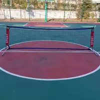 Trong nhà chung cư sân tennis lưới tennis di động ngoài trời thể thao chịu lực giá tennis lưới di động lưới vợt cầu lông - Quần vợt