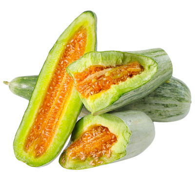 羊角蜜甜瓜头茬新鲜水果5斤现货现发保甜香瓜蜜瓜当季顺丰包邮