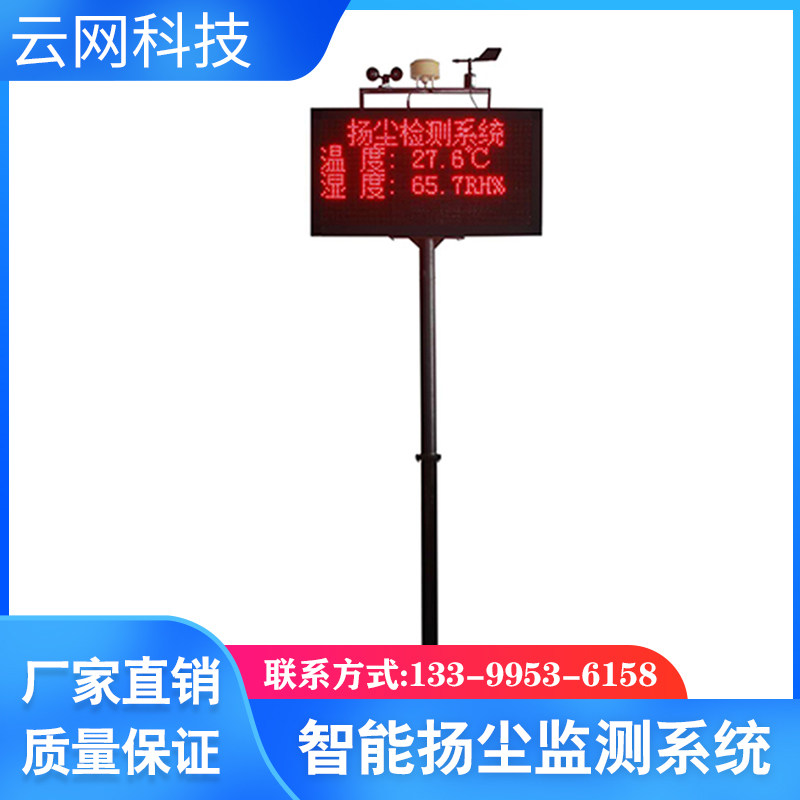 Dust monitoring Construction site dust monitor Environmental noise on-line monitor Equipment dust detection system