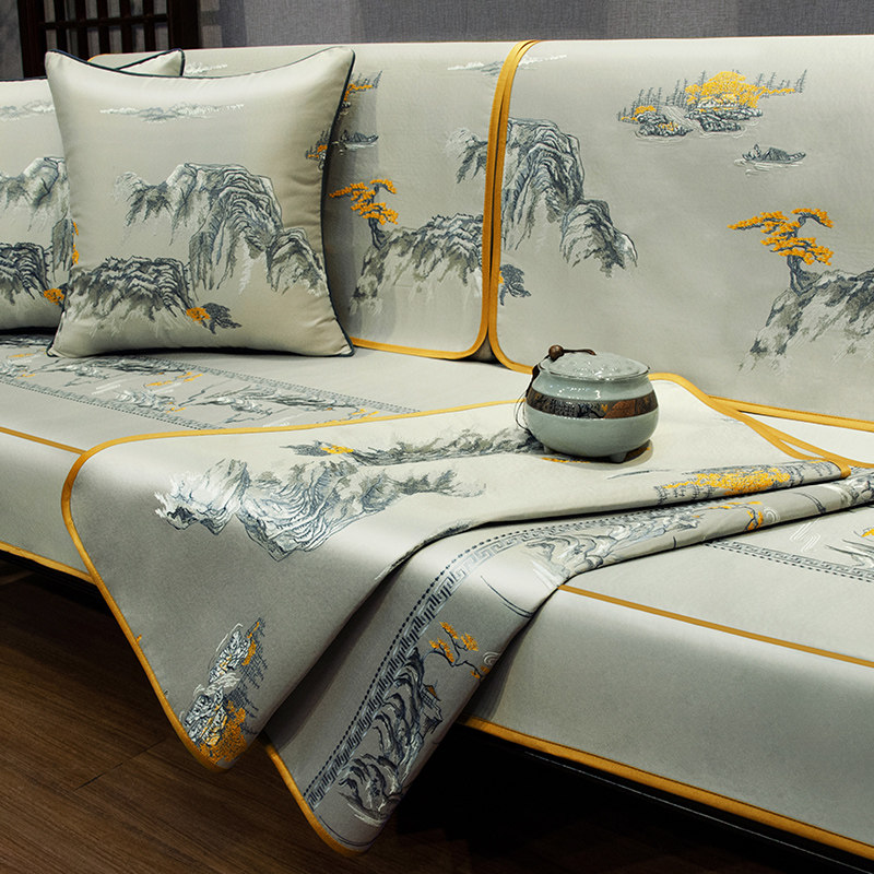 Sofa cushion four seasons universal Chinese simple modern non-slip all-inclusive sofa cover cover cloth back towel sofa towel