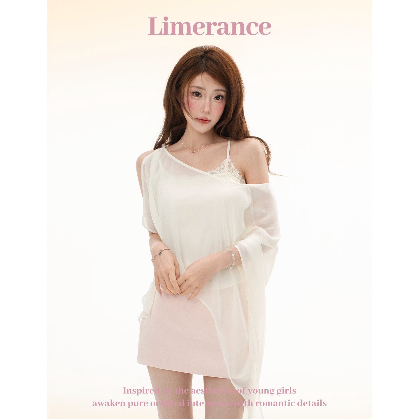 Limerance レース アシンメトリー セットアップ