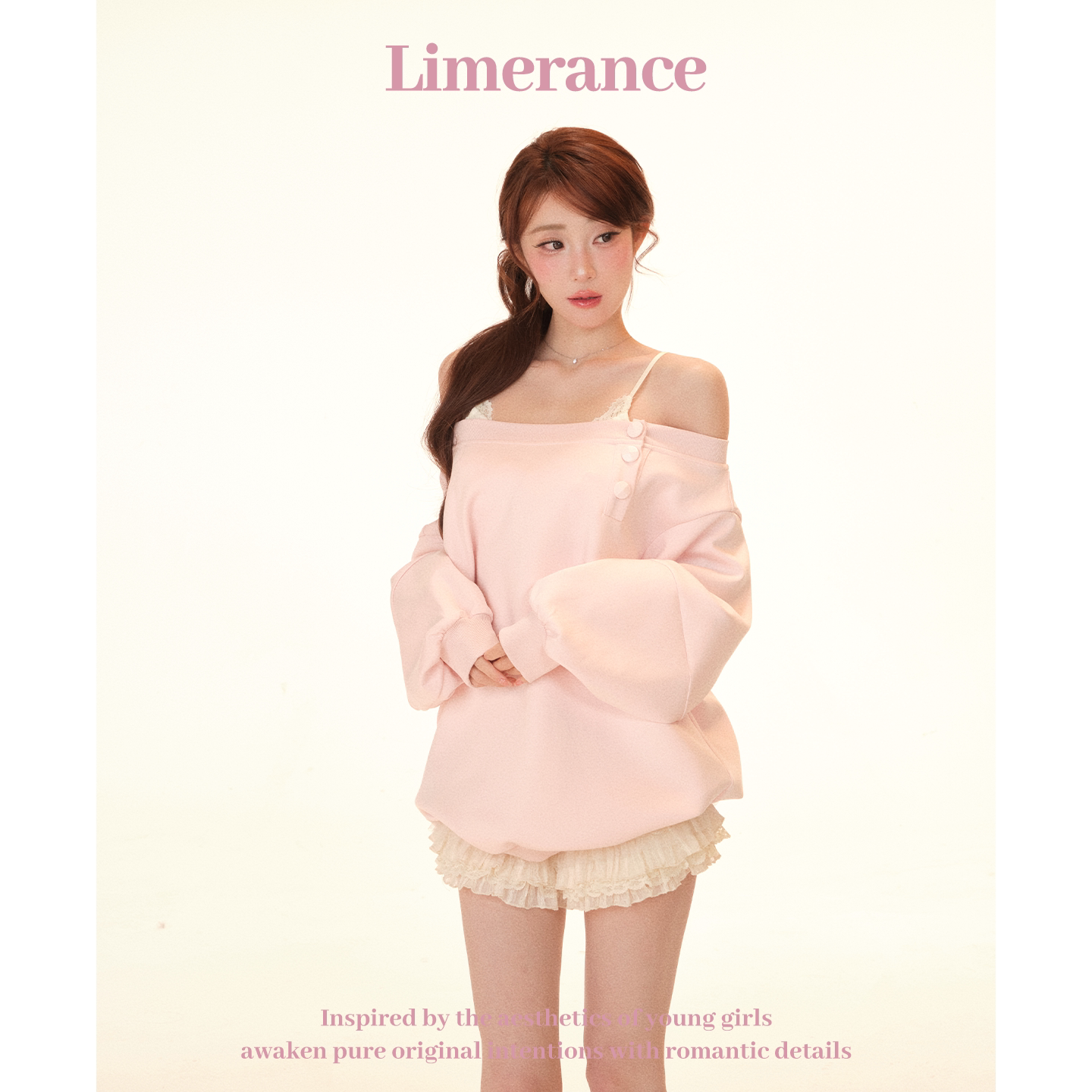 Limerance レース アシンメトリー ティアード セットアップ