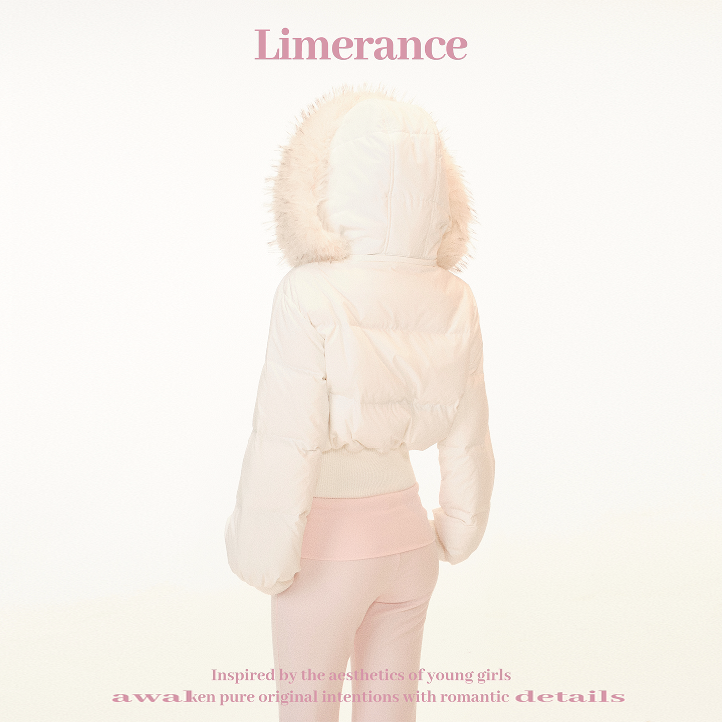 Limerance フード付き ダウンジャケット