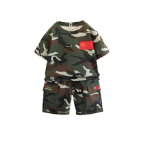 Childrens camouflage uniform suit boy summer military training uniform special forces little boy military uniform kindergarten six-day performance uniform