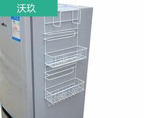 Refrigerator side shelf Hanging refrigerator next to the cling film seasoning storage Wall-mounted side shelf Kitchen refrigerator rack