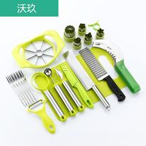 Fruit platter tool set Creative fruit cutting artifact set Multi-functional household full set of watermelon digger